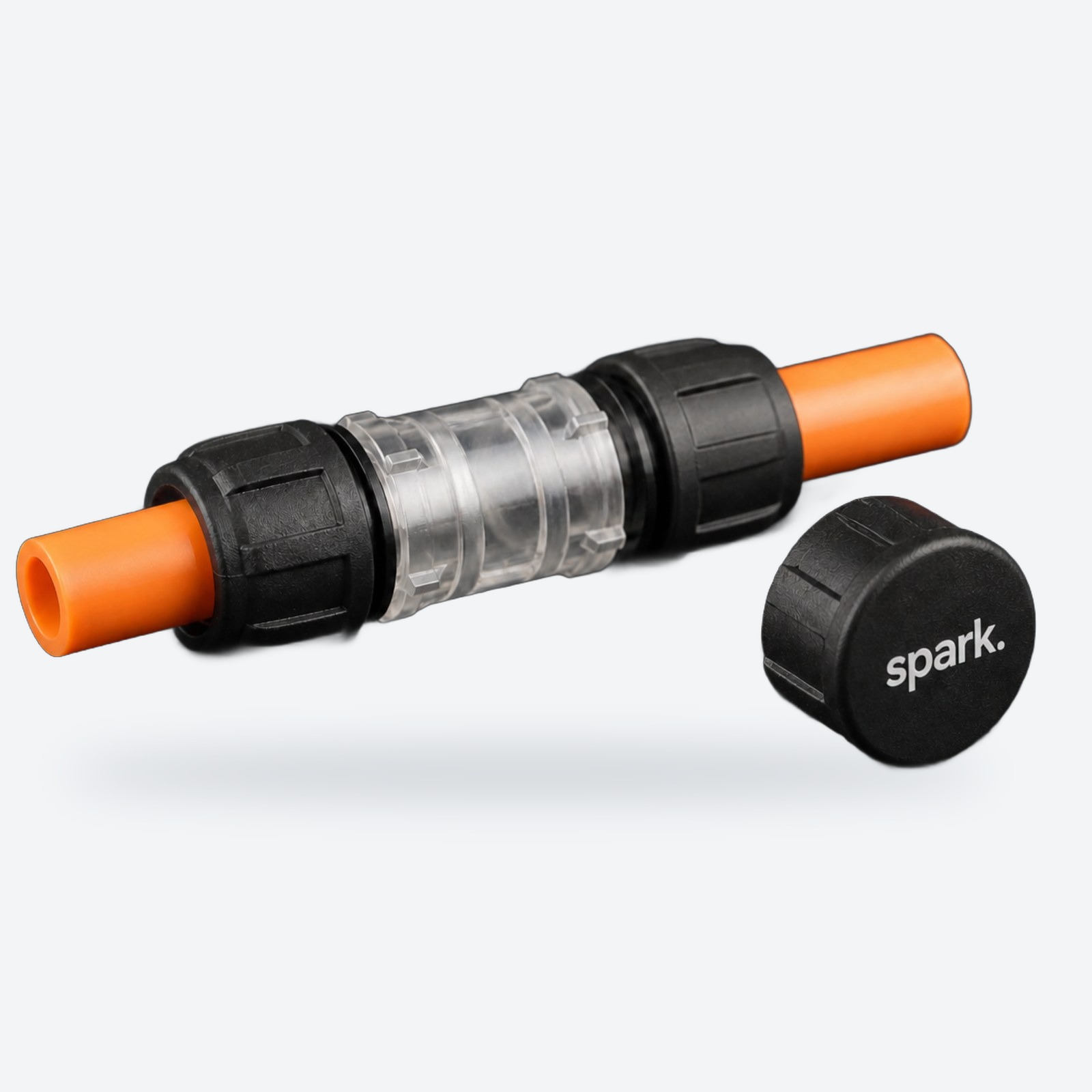 SPARK Micro-Duct Push-Fit Connector & End Cap